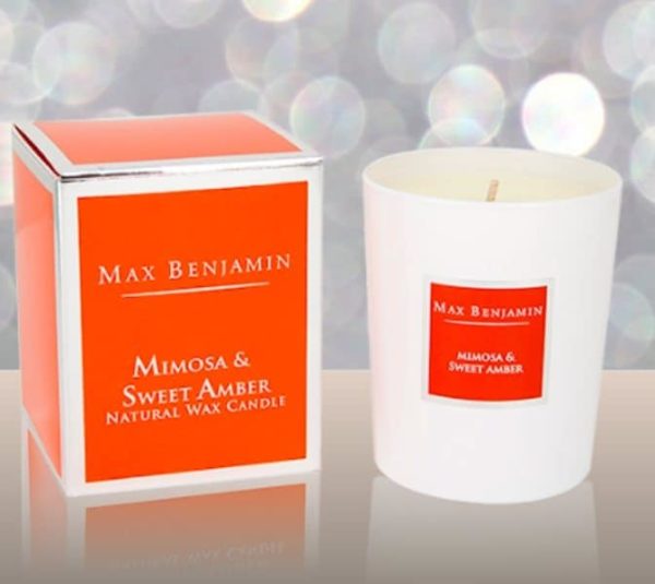 Mimosa & Sweet Amber Candle - Image 4