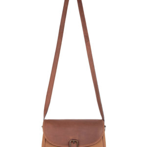 Clara Leather Handbag in Camel